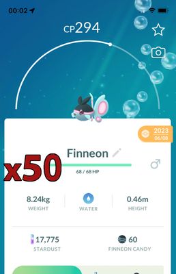 Finneon [x50] - Pokemon GO Trade Service