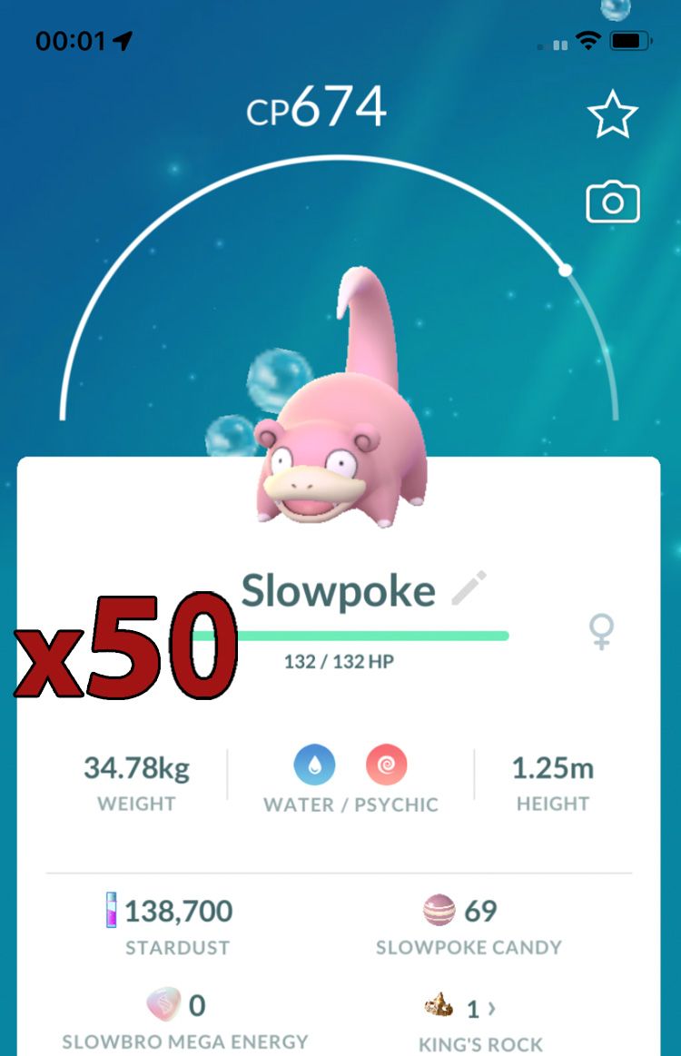 Slowpoke [x50] - Pokemon GO Trade Service
