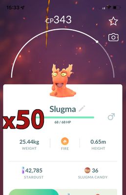 Slugma [x50] - Pokemon GO Trade Service