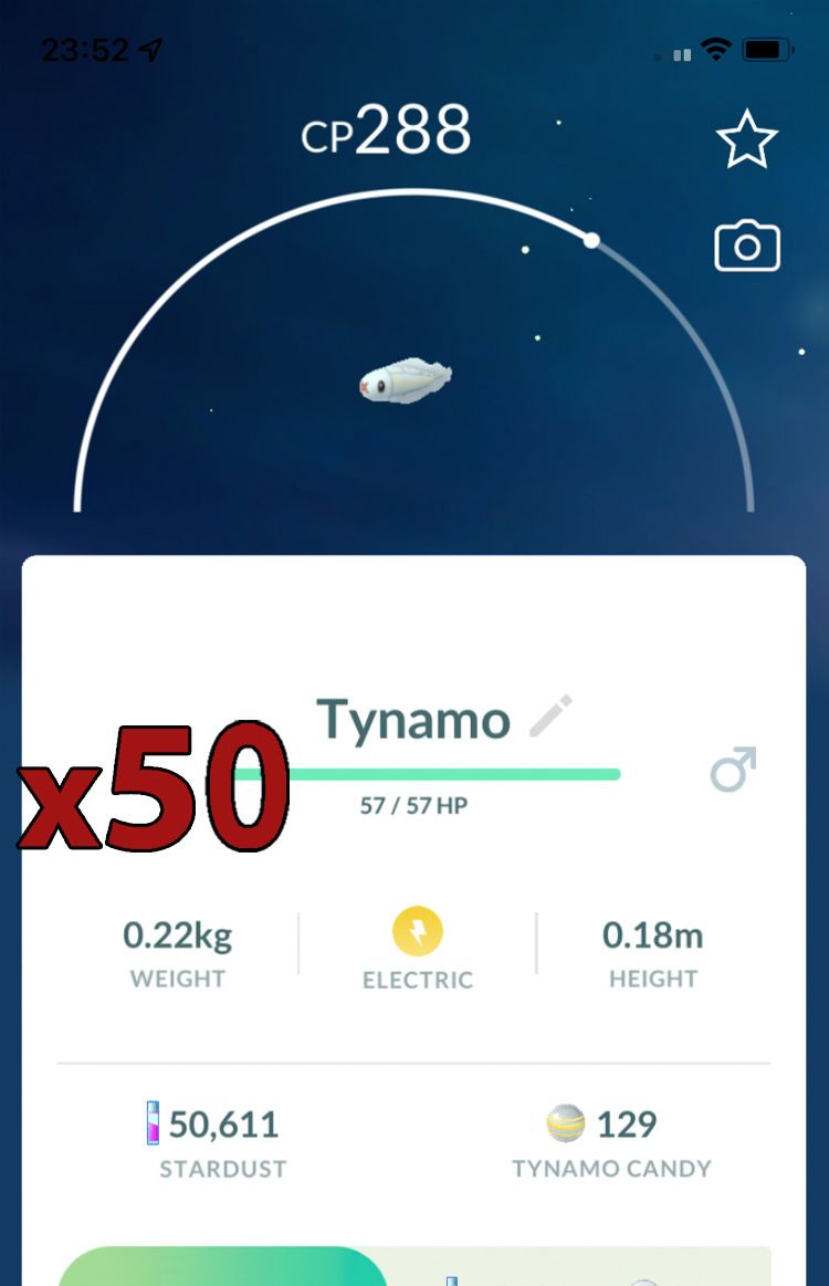 Tynamo [x50] - Pokemon GO Trade Service
