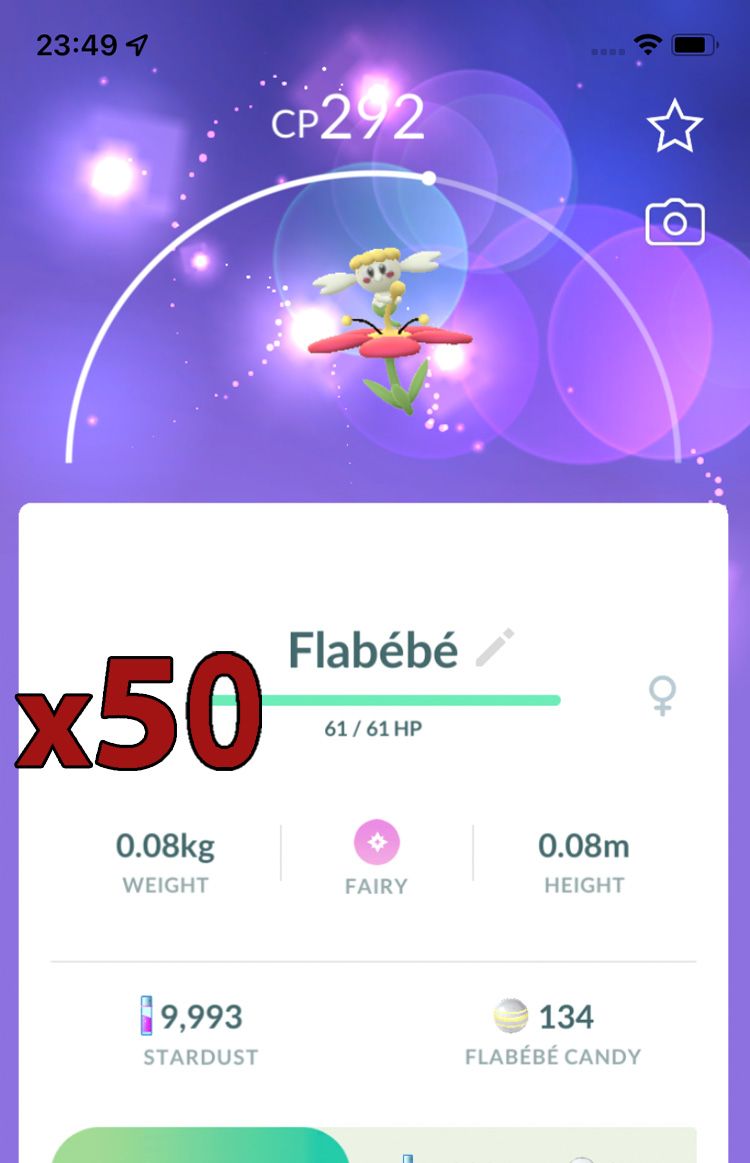 Flabebe Red [x50] - Pokemon GO Trade Service