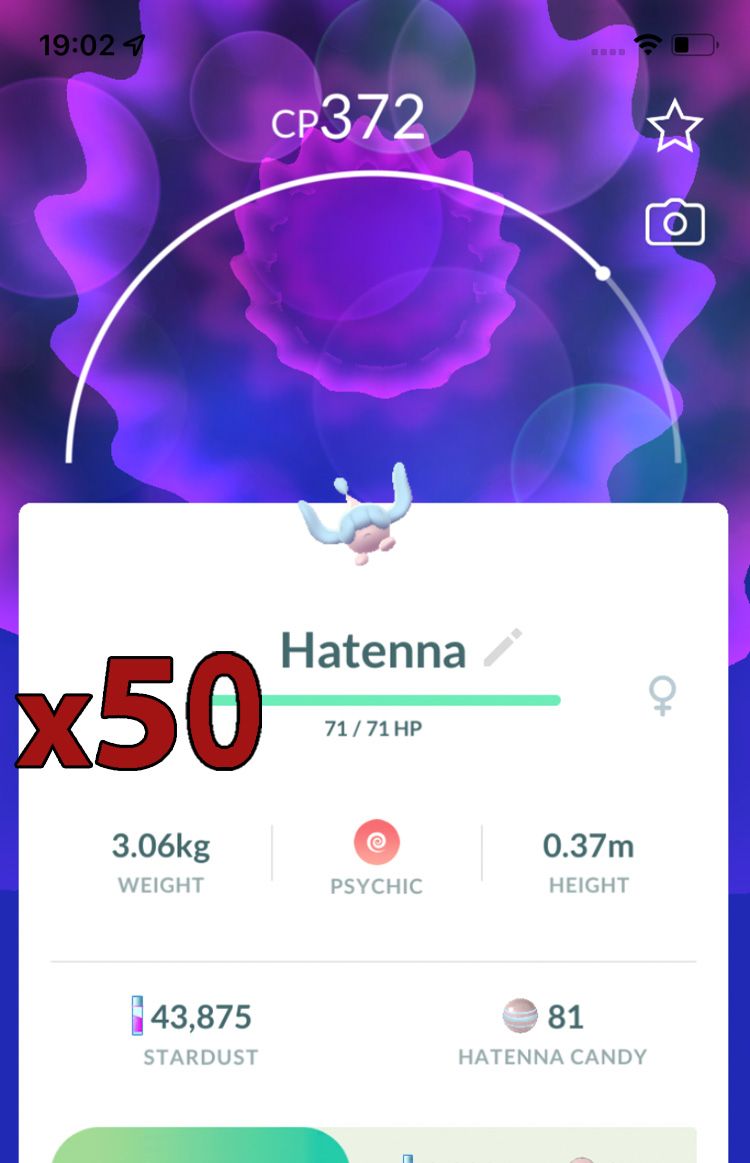 Hatenna [x50] - Pokemon GO Trade Service