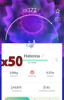 Hatenna [x50] - Pokemon GO Trade Service