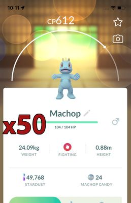 Machop [x50] - Pokemon GO Trade Service