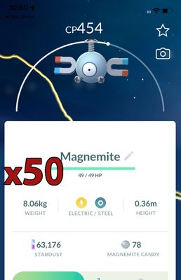 Magnemite [x50] - Pokemon GO Trade Service