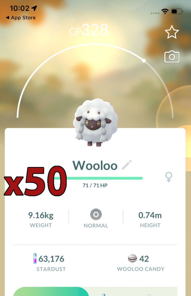 Wooloo [x50] - Pokemon GO Trade Service