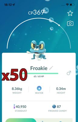 Froakie [x50] - Pokemon GO Trade Service