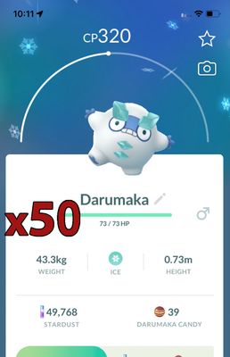 Galarian Darumaka [x50] - Pokemon GO Trade Service