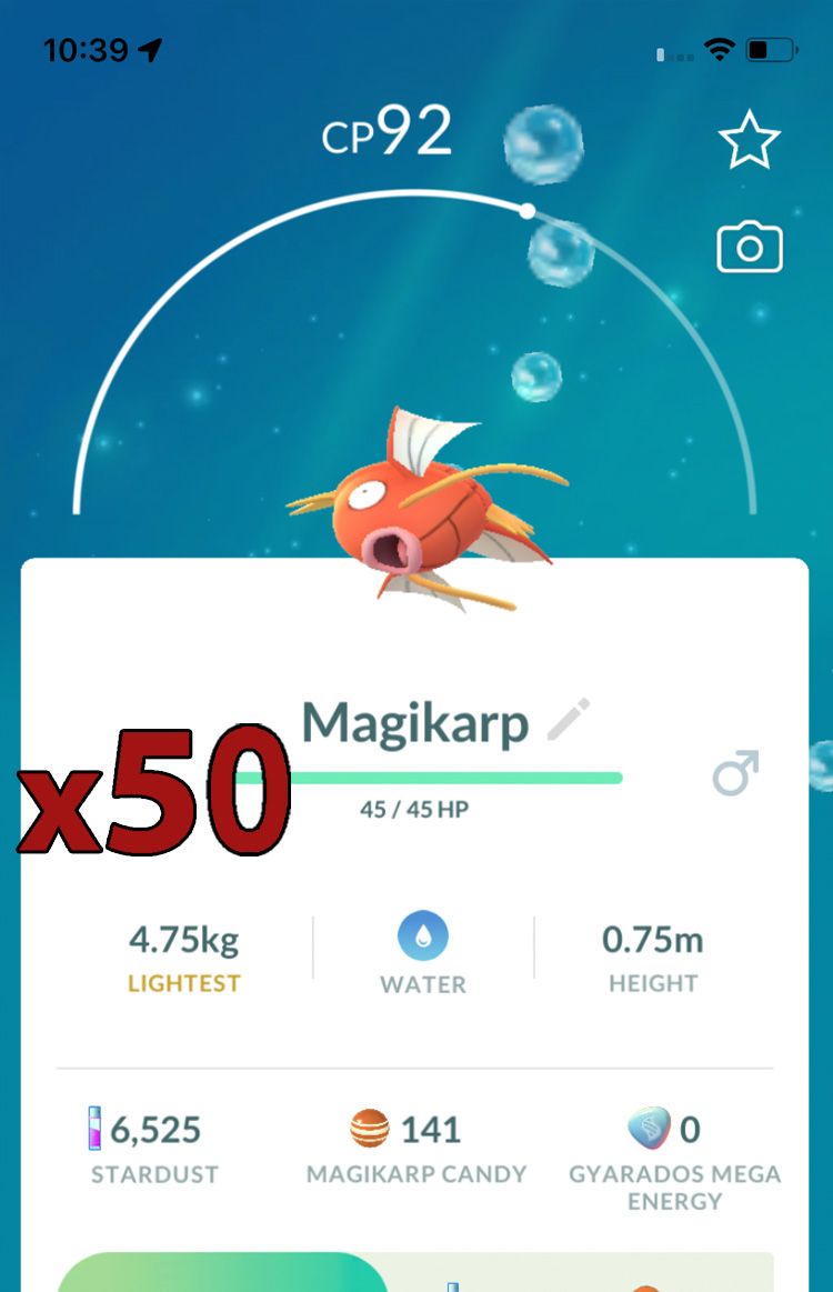 Magikarp [x50] - Pokemon GO Trade Service