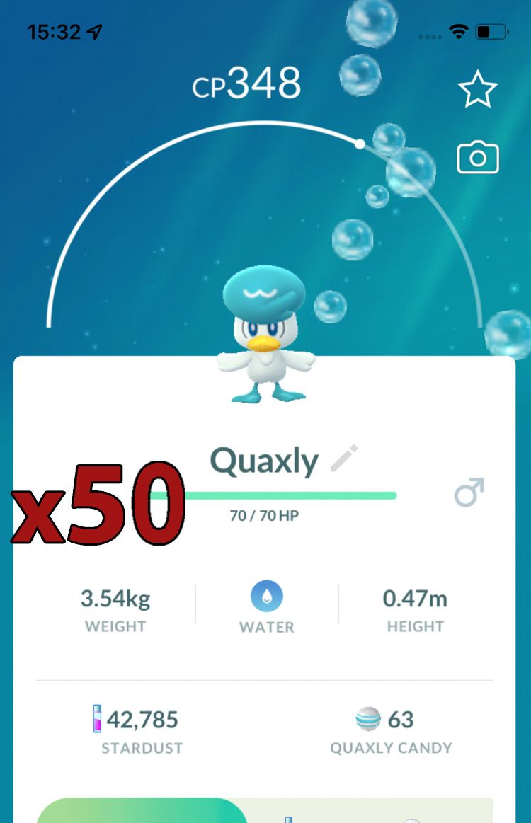Quaxly [x50] - Pokemon GO Trade Service