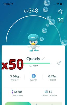 Quaxly [x50] - Pokemon GO Trade Service
