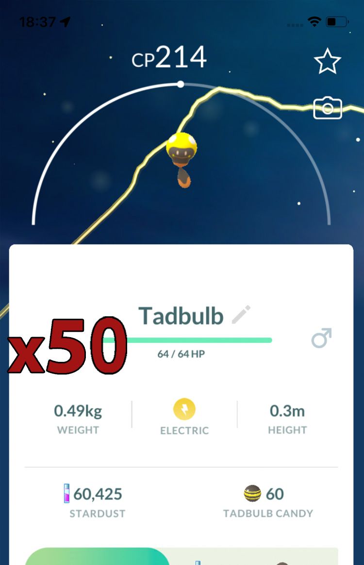 Tadbulb [x50] - Pokemon GO Trade Service