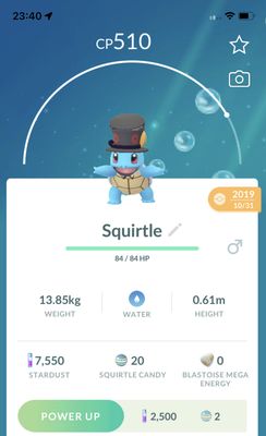 Squirtle Halloween Costumes 2019 (Guaranteed lucky) - Pokemon GO Trade