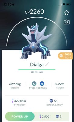 Dialga 2019 Trade (Guaranteed Lucky) - Pokemon GO Trade