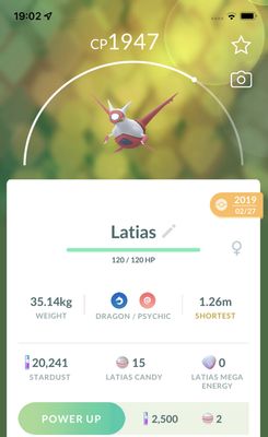 Latias 2019 Trade (Guaranteed Lucky) - Pokemon GO Trade