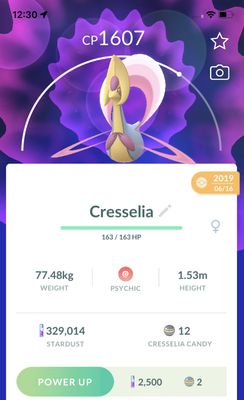 Cresselia 2019 Trade (Guaranteed Lucky) - Pokemon GO Trade