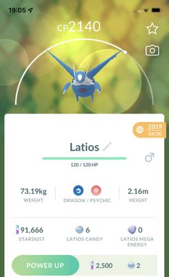 Latios 2019 Trade (Guaranteed Lucky) - Pokemon GO Trade