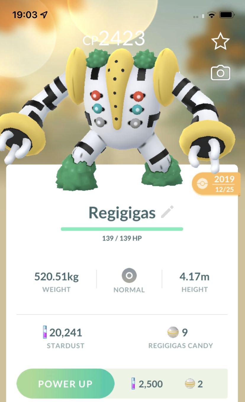 Regigigas 2019 Trade (Guaranteed Lucky) - Pokemon GO Trade