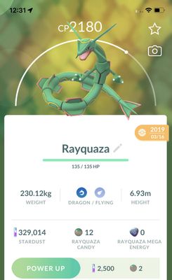 Rayquaza 2019 Trade (Guaranteed Lucky) - Pokemon GO Trade
