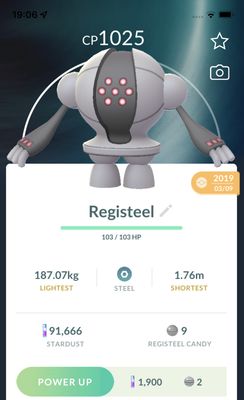 Registeel 2019 Trade (Guaranteed Lucky) - Pokemon GO Trade