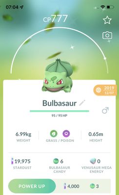 Shiny Bulbasaur 2019 Trade (Guaranteed Lucky) - Pokemon GO Trade