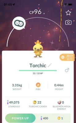 Shiny Torchic 2019 Trade (Guaranteed Lucky) - Pokemon GO Trade