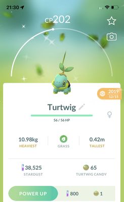 Shiny Turtwig 2019 Trade (Guaranteed Lucky) - Pokemon GO Trade