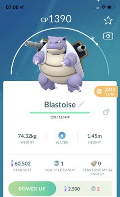 Shiny Blastoise 2019 Trade (Guaranteed Lucky) - Pokemon GO Trade