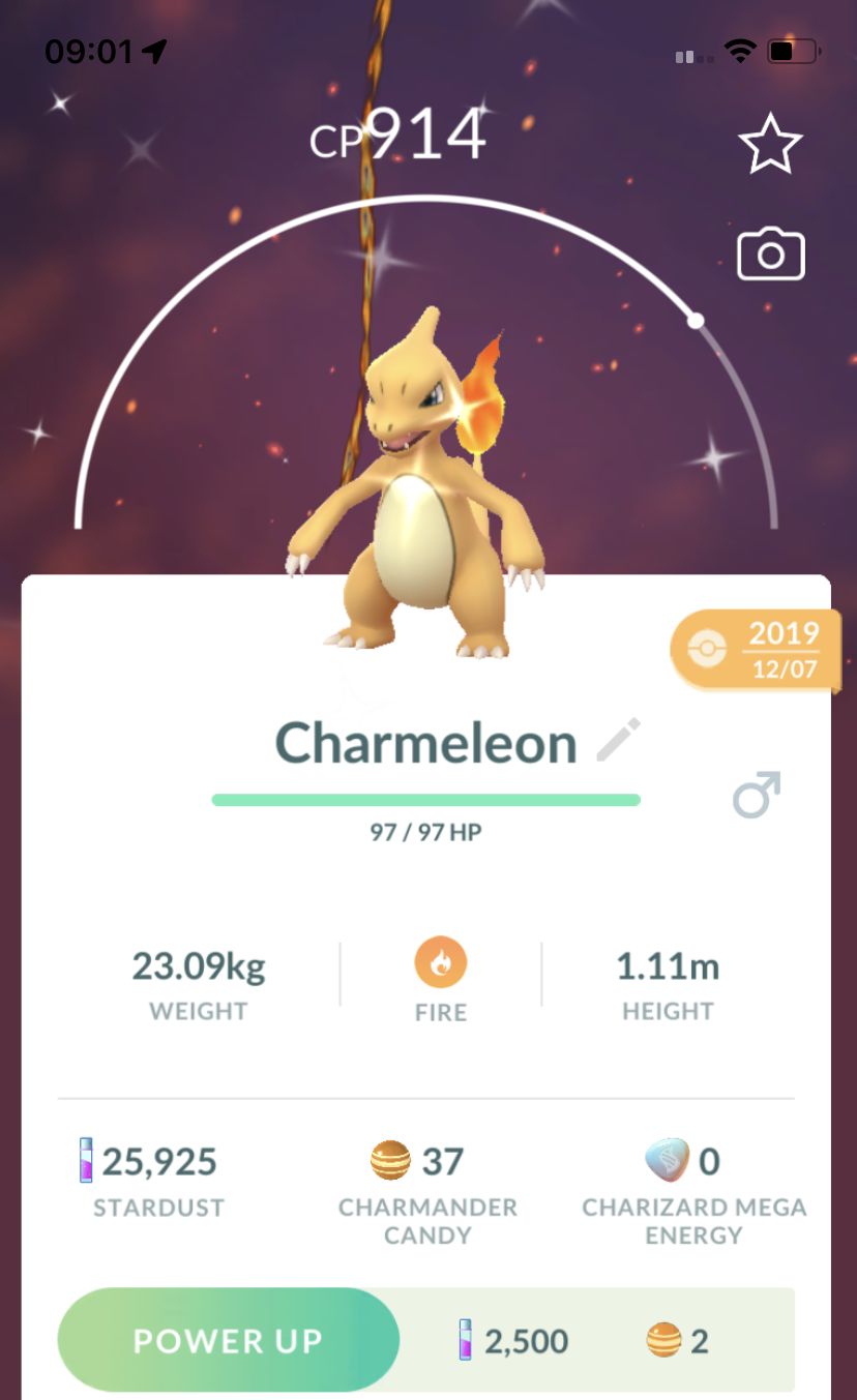 Shiny Charmeleon 2019 Trade (Guaranteed Lucky) - Pokemon GO Trade