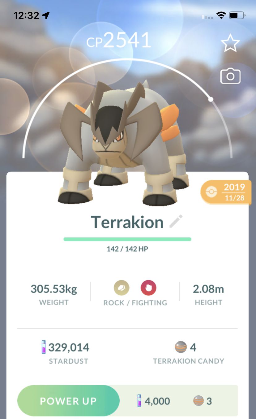 Terrakion 2019 Trade (Guaranteed Lucky) - Pokemon GO Trade