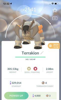 Terrakion 2019 Trade (Guaranteed Lucky) - Pokemon GO Trade