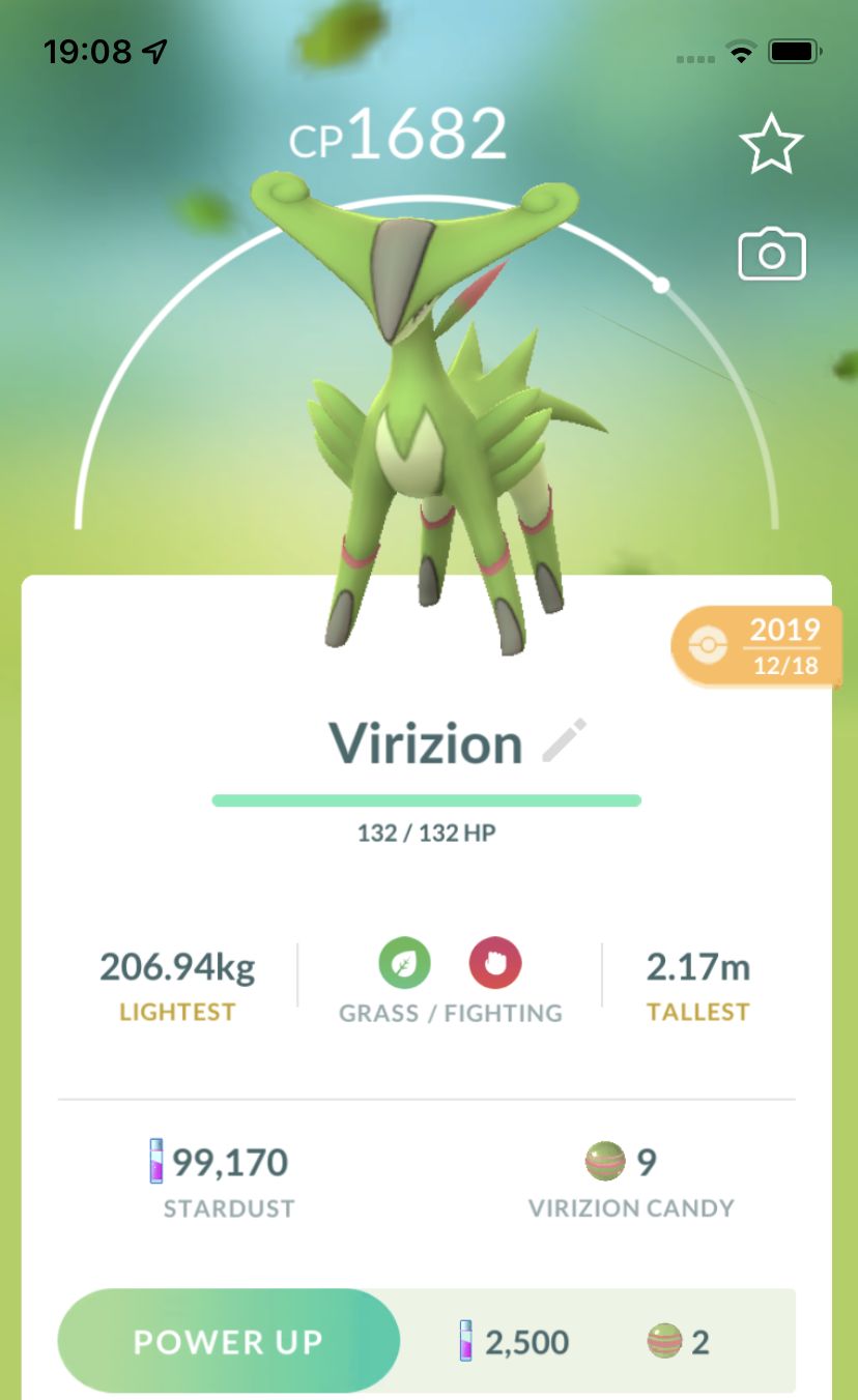 Virizion 2019 Trade (Guaranteed Lucky) - Pokemon GO Trade