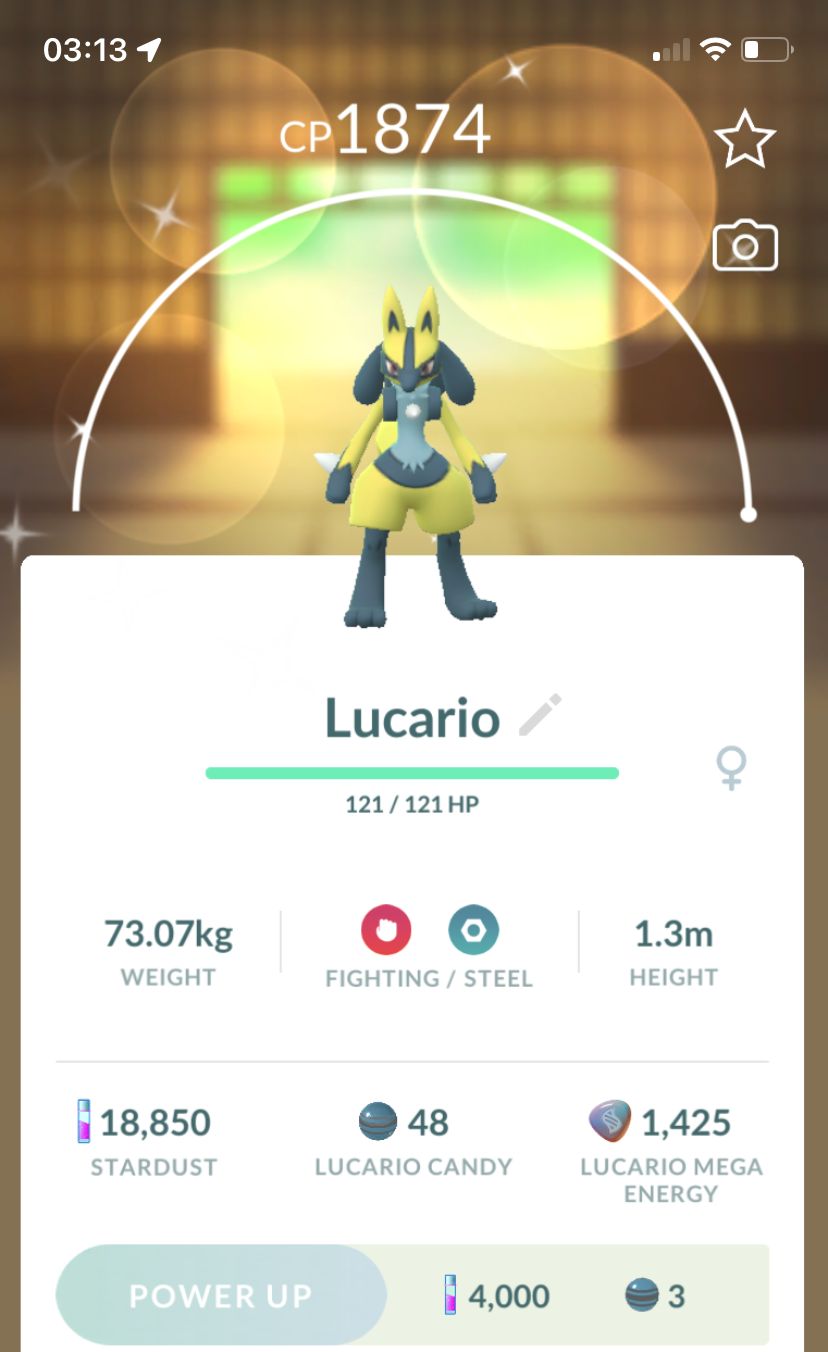 Shiny Lucario Trade - Pokemon GO Trade