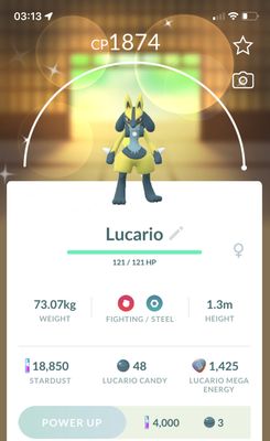 Shiny Lucario Trade - Pokemon GO Trade