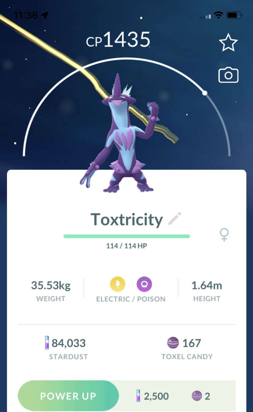 Toxtricity Low Key Form Trade - Pokemon GO Trade