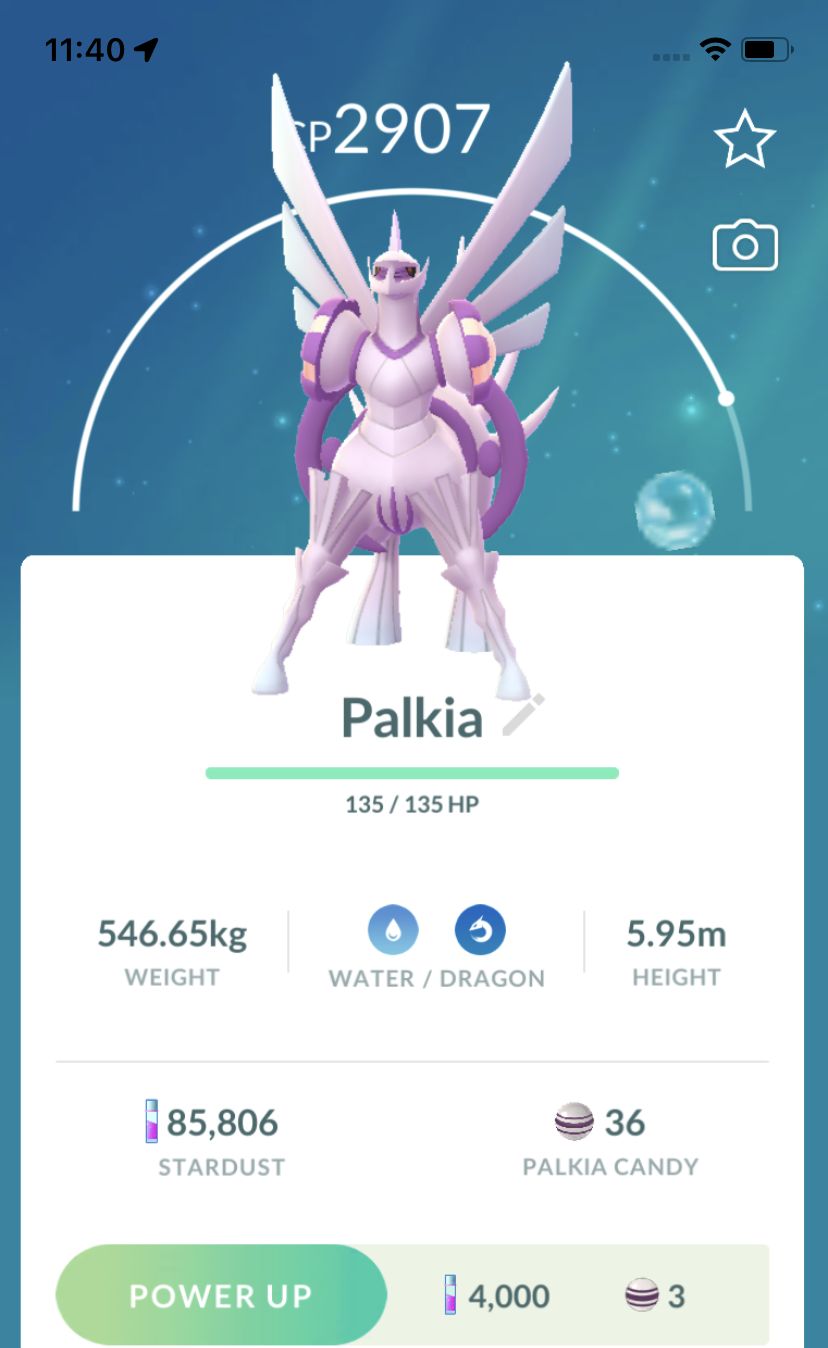Palkia Origin Form Trade - Pokemon GO Trade