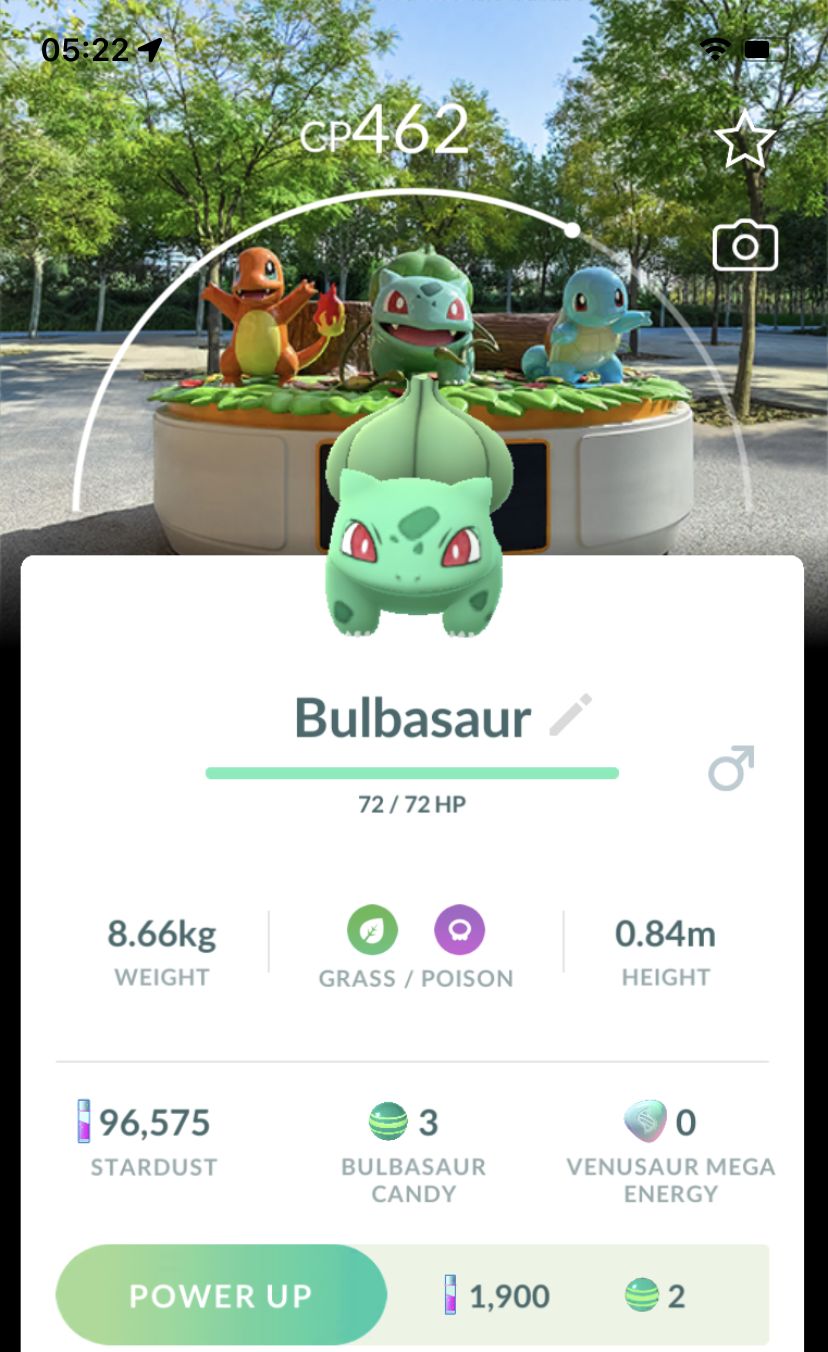 Bulbasaur with Osaka Background Trade - Pokemon GO Trade