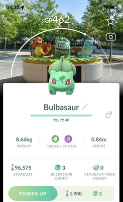 Bulbasaur with Osaka Background Trade - Pokemon GO Trade