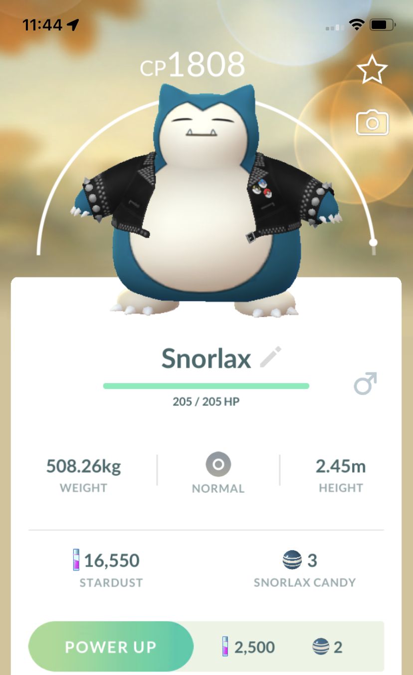 Snorlax with Leather Jacket Trade - Pokemon GO Trade