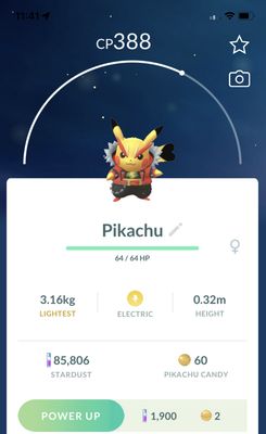 Pikachu Rock Star Trade - Pokemon GO Trade
