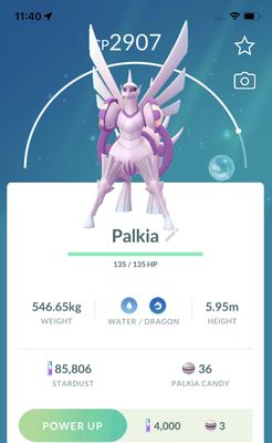 Palkia Origin Form Trade - Pokemon GO Trade