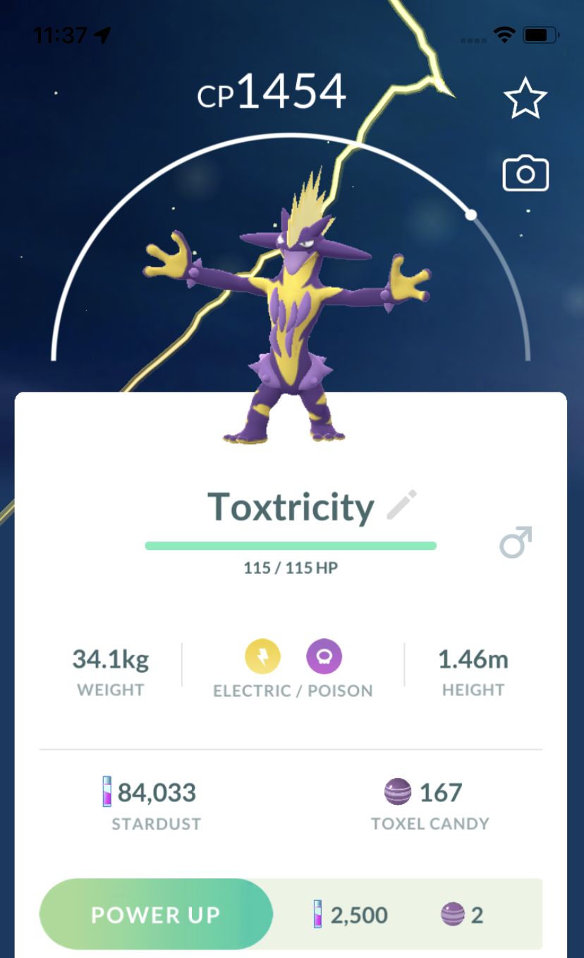 Toxtricity Amped Form Trade - Pokemon GO Trade