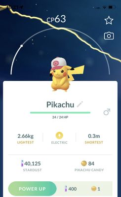 Pikachu Hilda Hat Trade - Pokemon GO Trade