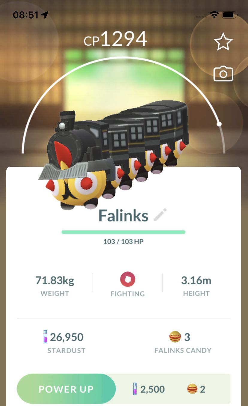 Falinks Train Conductor Trade - Pokemon GO Trade