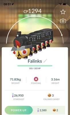 Falinks Train Conductor Trade - Pokemon GO Trade