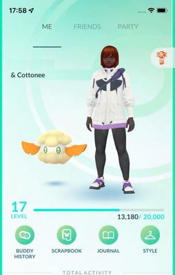 Pokemon GO Mini Account - Shiny Cottonee !!