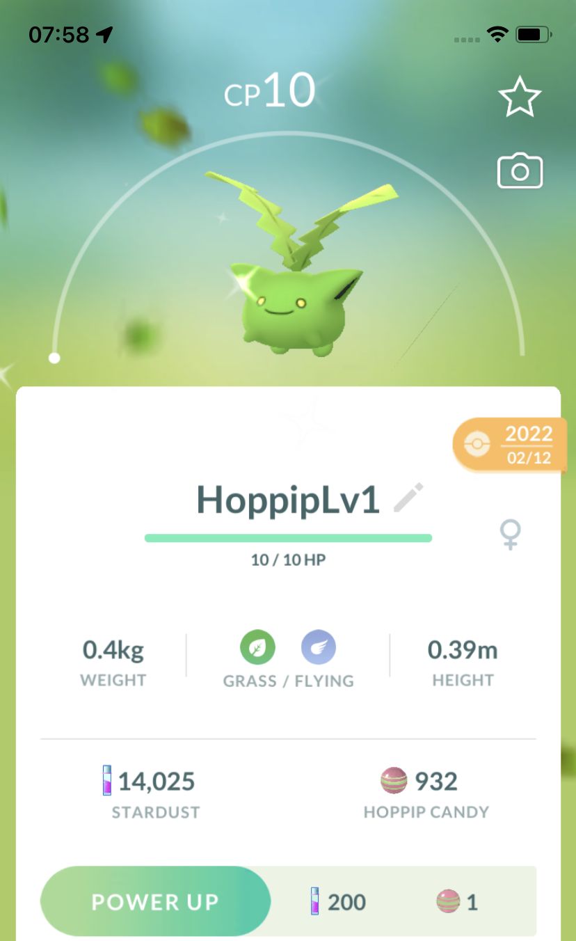 Shiny Hoppip Lv1 Trade - Pokemon GO Trade