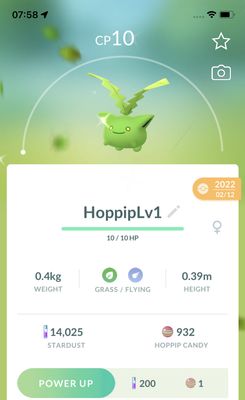 Shiny Hoppip Lv1 Trade - Pokemon GO Trade
