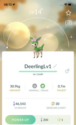 Shiny Deerling Summer (with Bow) Lv1 Trade - Pokemon GO Trade