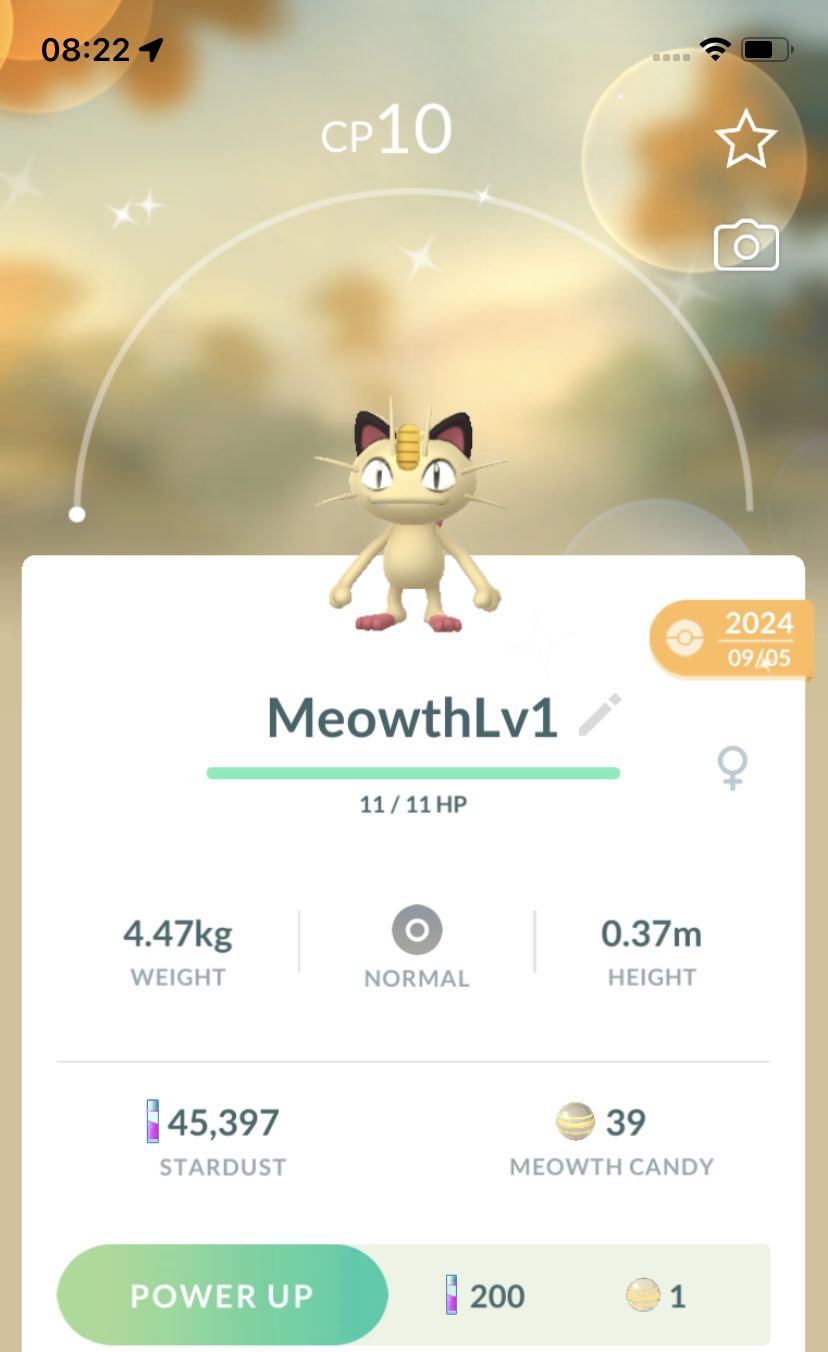 Shiny Meowth (Kanto) Lv1 Trade - Pokemon GO Trade